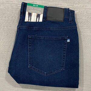 Ted Baker Jeans Mens 38 x 30 Straight Leg Regular Fit Medium Wash Denim Pants